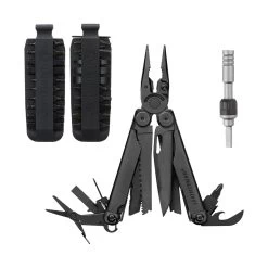 Leatherman Set Wave Plus Black + Ratchet Driver + Bit Kit