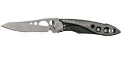 Leatherman Skeletool Knife KB Pocket Knife Plain Edge, Black