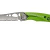 Leatherman Skeletool Knife KBx Partially Serrated Pocket Knife, Green