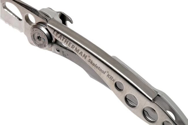Leatherman Skeletool Knife KBx Partially Serrated Pocket Knife, Silver 6 Leatherman Skeletool Knife KBx Partially Serrated Pocket Knife, Silver - Image 6