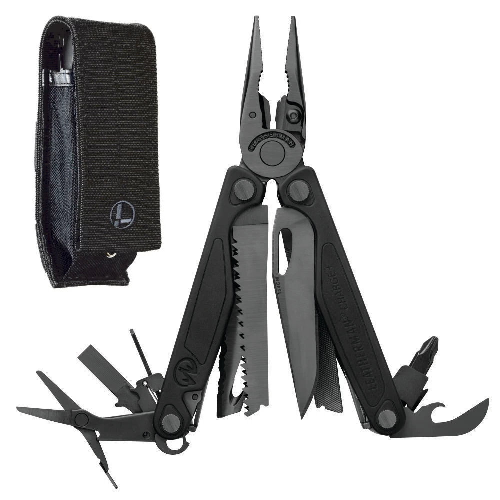 Leatherman Charge + Black Multi-Tool With Black MOLLE Sheath 1 Leatherman Charge + Black Multi-Tool With Black MOLLE Sheath
