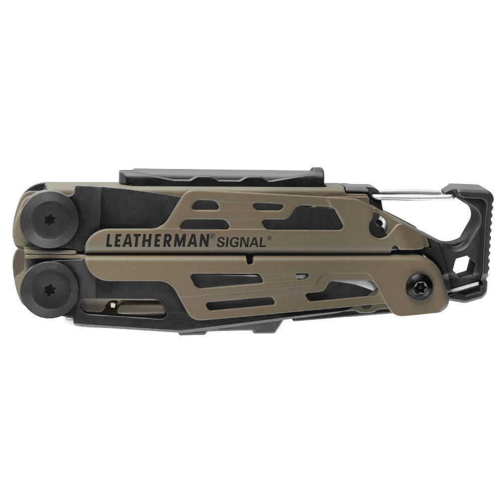 Leatherman Coyote Tan Signal Multi-Tool With Nylon Sheath 2 Leatherman Coyote Tan Signal Multi-Tool With Nylon Sheath - Image 2