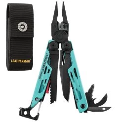 Leatherman Signal Multi-Tool With Nylon Sheath 24 Leatherman Signal Multi-Tool With Nylon Sheath -Sale Leatherman LT832731 Leatherman Aqua Signal Open with Sheath