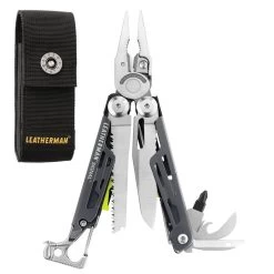 Leatherman Signal Multi-Tool With Nylon Sheath 25 Leatherman Signal Multi-Tool With Nylon Sheath -Sale Leatherman LT832735 Leatherman Signal Gray Open with Sheath