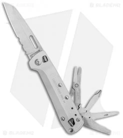 Leatherman Free K4 Multi-Purpose 9-in-1 Folding Knife (3.3" Satin) Silver 832660