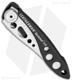 Leatherman Skeletool KB Liner Lock Knife Black Stainless (2.6" Satin) 832385 6 Leatherman Skeletool KB Liner Lock Knife Black Stainless (2.6" Satin) 832385 -Sale Leatherman Leatherman Skeletool KB black stainless satin BHQ 74435 er spine