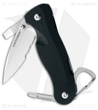 Leatherman Crater C33TX Folding Knife Multi-Tool (2.625" Bead Blast Serr) 860221 1 Leatherman Crater C33TX Folding Knife Multi-Tool (2.625" Bead Blast Serr) 860221