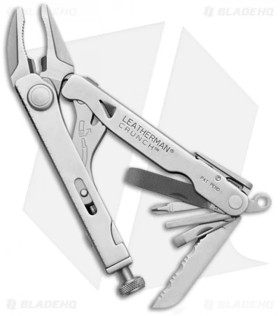 Leatherman Crunch Multi-Tool W/ Leather Sheath (15-in-1) 68010101K 1 Leatherman Crunch Multi-Tool W/ Leather Sheath (15-in-1) 68010101K