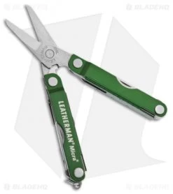 Leatherman Micra Multi Tool W/ 1.6" Knife (10-in-1) Green