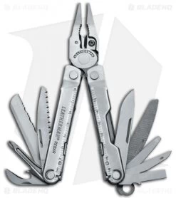 Leatherman Rebar Silver Multi-Tool W/ Leather Sheath (17-in-1) 831551