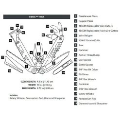 Leatherman Signal Multi-Tool With Nylon Sheath 20 Leatherman Signal Multi-Tool With Nylon Sheath -Sale Leatherman signal outline